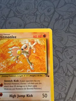 Pokemon: Hitmonlee #22/62 Fossil Rare 1999 WOTC Non-holo - LP - J64 - Image 4