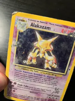Carte Pokemon : Alakazam 1/102 Edition 2 Set de Base Wizards Francaise - Image 2