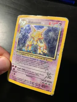 Carte Pokemon : Alakazam 1/102 Edition 2 Set de Base Wizards Francaise - Image 3