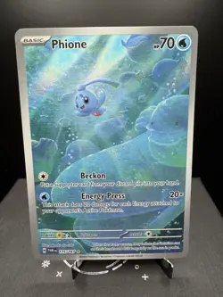 Pokemon TCG SV Twilight Masquerade Phione 175/167 Illustration Rare Holo NM - Image 1