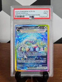2024 POKEMON TCG - STELLAR CROWN #170 TERAPAGOS EX SIR PSA 9 MINT 🔥 - Image 1