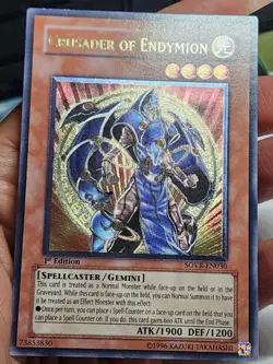 Yugioh Crusader of Endymion SOVR-EN030 Ultimare Rare 1st Edition - Image 4