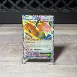 Pokemon TCG Dragonite EX 72/108 Ultra Rare Evolutions Card DMG - Image 1