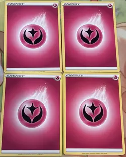 Fairy Energy 4x Playset Sword & Shield Retired Pokemon Trading Card Game 2020 NM - Image 1