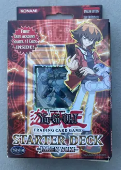 NEW VINTAGE YUGIOH TRADING CARD GAME JADEN YUKI STARTER DECK 1ST EDITION ENGLISH - Image 1