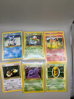 Vintage Pokemon Card Lot of 25 NM-MP Cards! First ED. and SHADOWLESS - Image 1