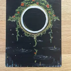 Sol Ring (Altered) Hand-Painted mtg Card, 1/1 painting - Image 3