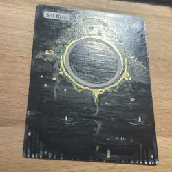 Sol Ring (Altered) Hand-Painted mtg Card, 1/1 painting - Image 5