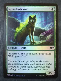 Sporeback Wolf Foil - Mtg Card #99L - Image 1