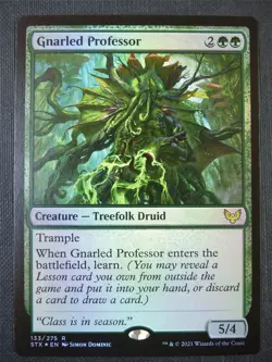 Gnarled Professor Foil - Mtg Card #ND - Image 1