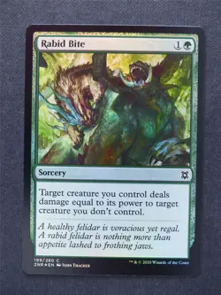 Rabid Bite Foil - Mtg Magic Cards #59 - Image 1