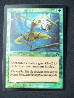 Ancestral Mask Foil - MMQ - Mtg Card #12Q - Image 1