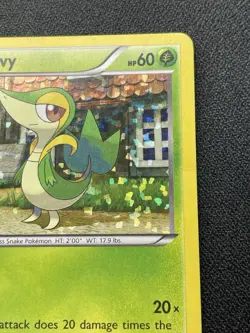 Pokemon Snivy Promo Card 1/12 Holo McDonald's Exclusive MP / DMG - Image 3