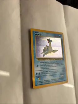 Lapras 10/62 Fossil Set Rare Holo Pokemon Card 1999 WOTC - Image 2