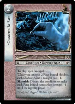 LOTR TCG HUNTERS Connected By Fate 15R40 LP/NM Top Shelf Card - Image 1