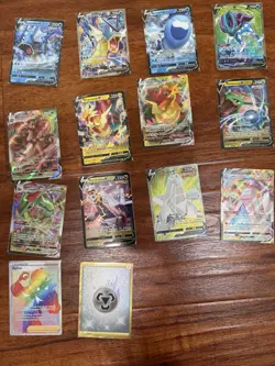 Pokemon TCG Evolving Skies Assortment 14 Card Lot Holo | Mint Condition - Image 1