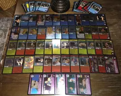 WWE WWF Raw Deal Lot Vintage 2000’s Cards 50 + Foil cards Rock, Hulk Hogan, Etc. - Image 1