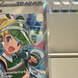 Pokemon Emcees Hype Full Art Destined Rivals Card 220/182 NM Condition - Image 3