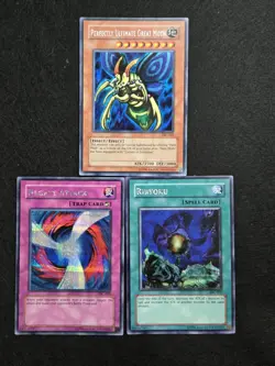 YuGiOh! The Sacred Cards - Great Moth, Riryoku, Negate Attack TSC- 001, 002, 003 - Image 1