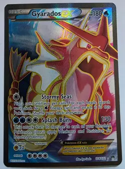 Pokemon Gyarados EX TCG Full Art Holo Ultra Rare Card 114/122 XY-Breakpoint NM - Image 1