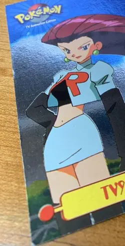 TV9 Jesse Pokemon Card FOIL Topps Series 1 1999 TV Animation Edition HOLO - Image 2