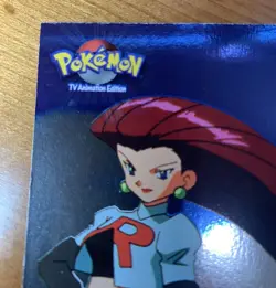 TV9 Jesse Pokemon Card FOIL Topps Series 1 1999 TV Animation Edition HOLO - Image 4