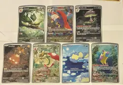 Pokemon Illustration Rare Lot Of 7 Cards Near Mint - Image 1