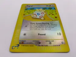 Pokemon Card - Reverse-Holo Togepi 114/147 Aquapolis *MP* e-Card Common - Image 2