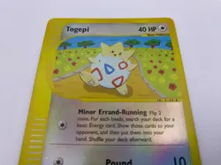 Pokemon Card - Reverse-Holo Togepi 114/147 Aquapolis *MP* e-Card Common - Image 3