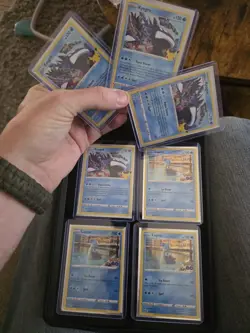 42 Card Lot Pokemon Holo With Top Loaders And Sleeves - Image 2