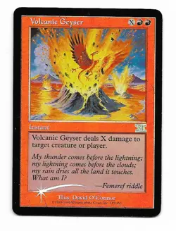 Magic VOLCANIC GEYSER FOIL Arena from Factory envelope Mint - Image 1