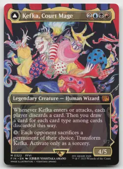 Kefka, Court Mage (0322) (Borderless) M Normal FINAL FANTASY 322 NM - Image 1