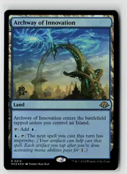 MTG Modern Horizons 3 Archway Of Innovation Prerelease Foil x1 NM Rare - Image 1
