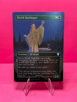 Elvish Harbinger - LTC - LOTR Commander - Foil Uncommon - NM - MTG - Image 1