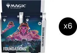 **Sealed Foundations Collector Booster Box Case** Magic MTG -Kid- - Image 1