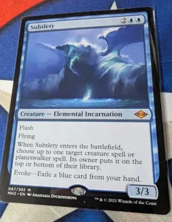 Subtlety NonFoil MTG MH2 Modern Horizons 2 - Image 1
