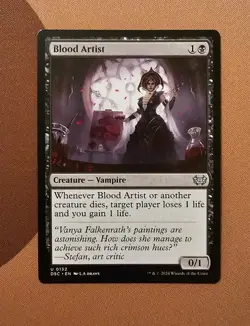MTG Blood Artist x1 NM from Commander: Duskmourn: House of Horror - Image 3