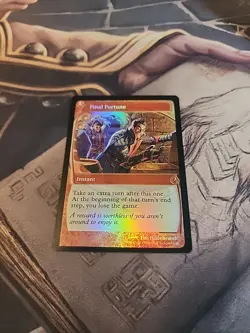 Final Fortune - Magic MTG Future Sight frame FOIL NM - Mystery Booster 2 - Image 3