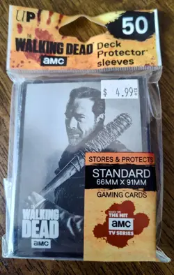 NEW*The Walking Dead Standard Size Sleeves 50ct Pack Negan. Ultra Pro ULP85053 - Image 2