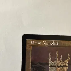 MTG: ** Grim Monolith - Urza's Legacy - LP ** MTG Magic Reserved List 1999 - Image 2
