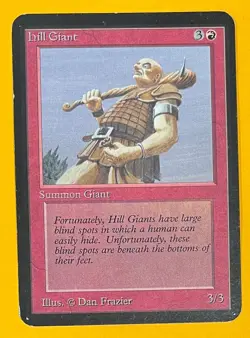 MTG HILL GIANT Alpha (OldManMTG 012-920) - Image 1