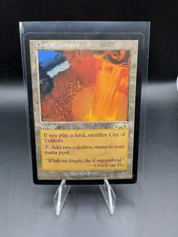 MTG English City of Traitors Light Play LP Exodus - Image 1