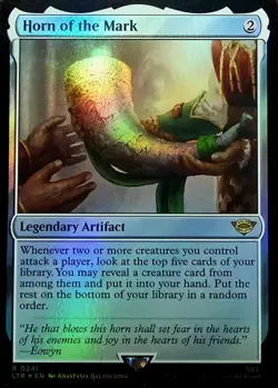 X 1 Horn of the Mark FOIL NM-M The Lord of the Rings 241 MTG Magic The Gathering - Image 1