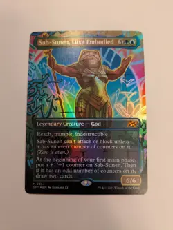Sab-Sunen, Luxa Embodied (Borderless) Aetherdrift Foil 354 MtG - Image 1