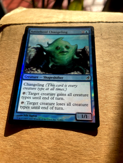 Amoeboid Changeling Lorwyn Foil This is in near mint condition very clean nice - Image 1