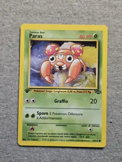 Pokemon Paras 59/64 1st Edition Jungle Italian - Image 1