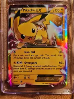 Pokemon Pikachu EX (2015) #XY84 Legendary Collection GRADED CGC Near Mint 7.5 - Image 4