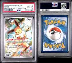 2025 Pokemon SVP EN Eevee Prismatic Evolutions ETB Promo 173 PSA 10 Gem Mint - Image 3