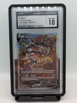Giratina V Pokemon Card Lost Origin 186/196 CGC 10 Gem Mint - Image 1