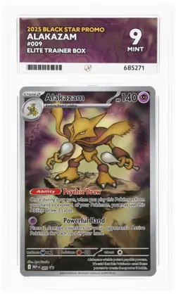Alakazam 009 - Ace 9 - Black Star Promo - Mega Evolutions - Pokemon TCG - Image 1